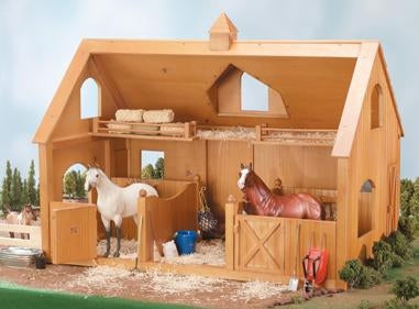 OPEN BOX ITEM: Breyer - Deluxe Wood Barn with Cupola