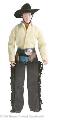 Breyer - Austin - Cowboy 8 FigureBk/Wh