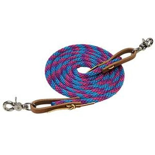 Weaver Poly Roper Reins with Scissor Snap