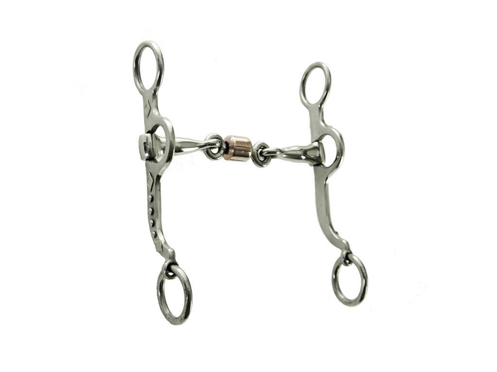 Argentine Diamond Dots Dogbone Snaffle Bit