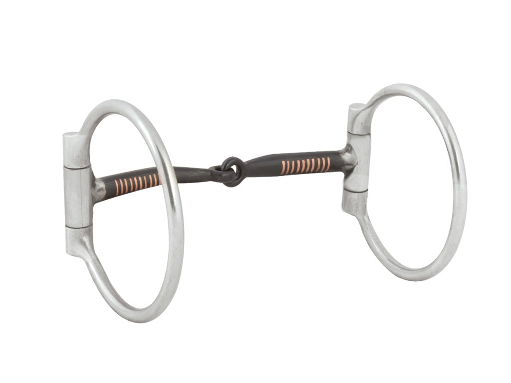 Western Sweet Iron Snaffle D-Ring Bit