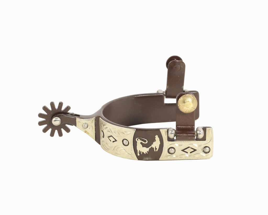 Spurs with Roping Motif - Mens