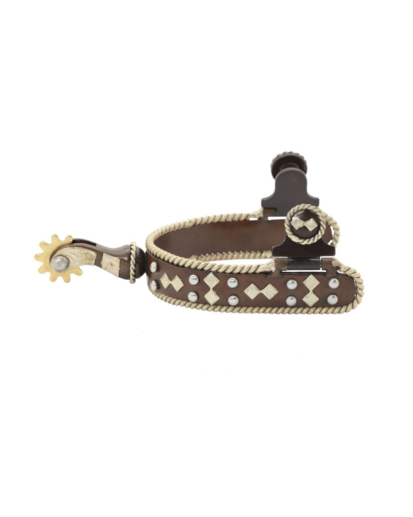 Rope Edge Spurs with Dots