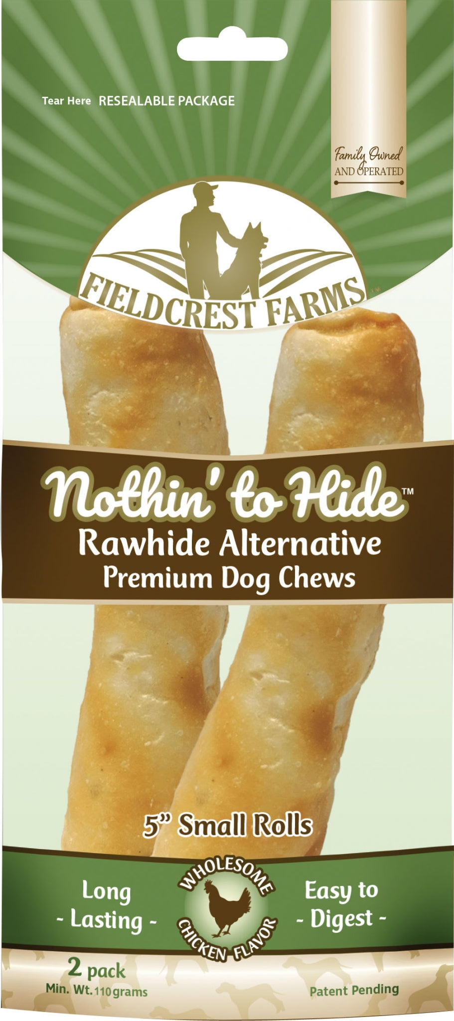 Fieldcrest Farms Nothin' To Hide Rawhide Alternative Small Roll