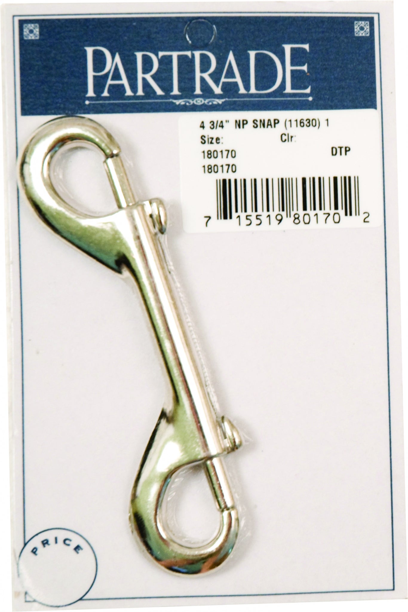 Metalab 4 3/4In Nickel Plated Snap 1 Per Pack
