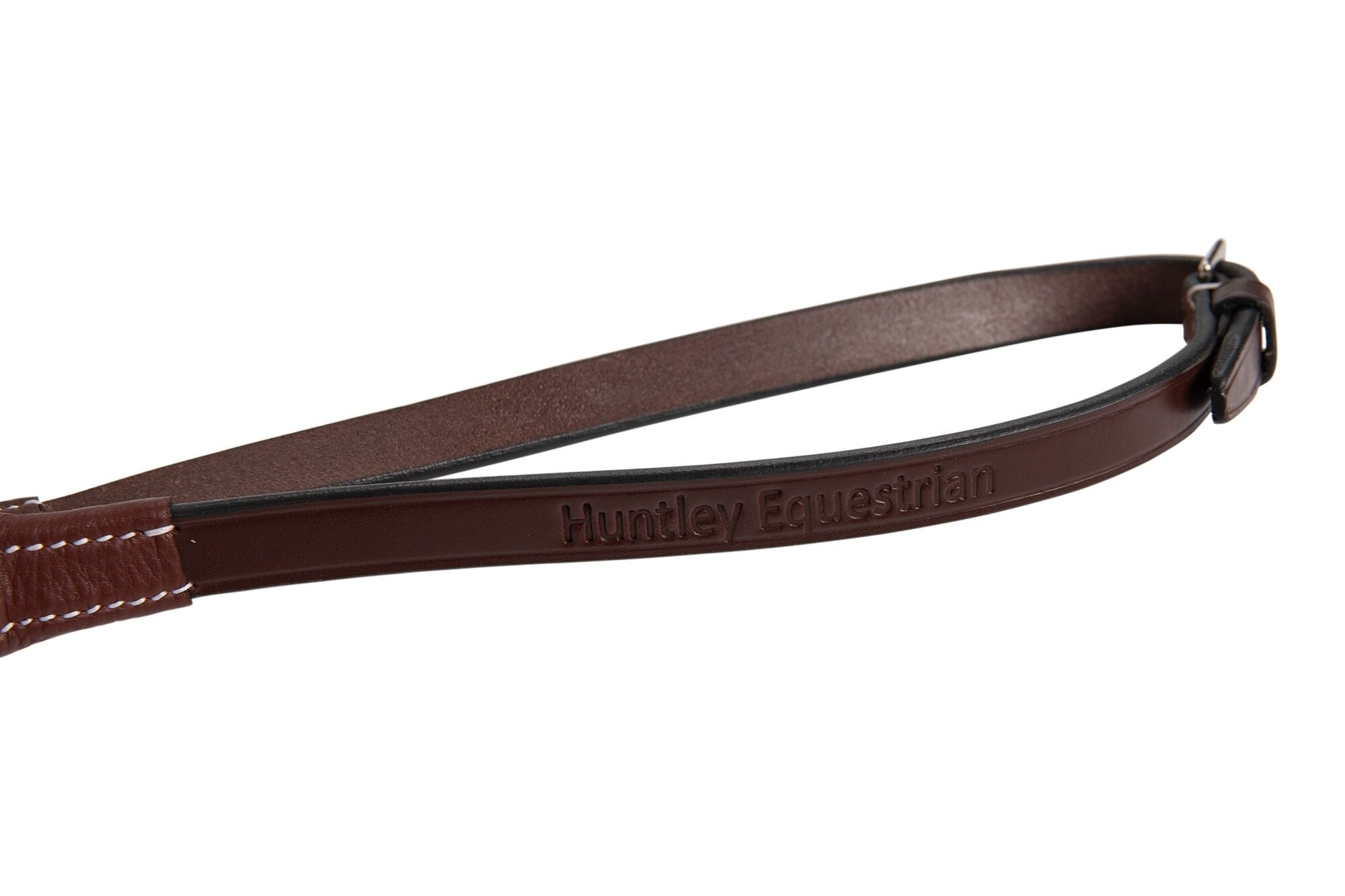 Huntley Fancy StitchRubber Reins 5/8"