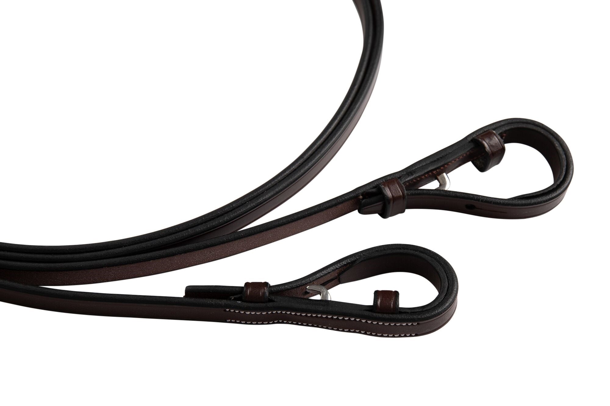 Huntley Fancy StitchRubber Reins 5/8"