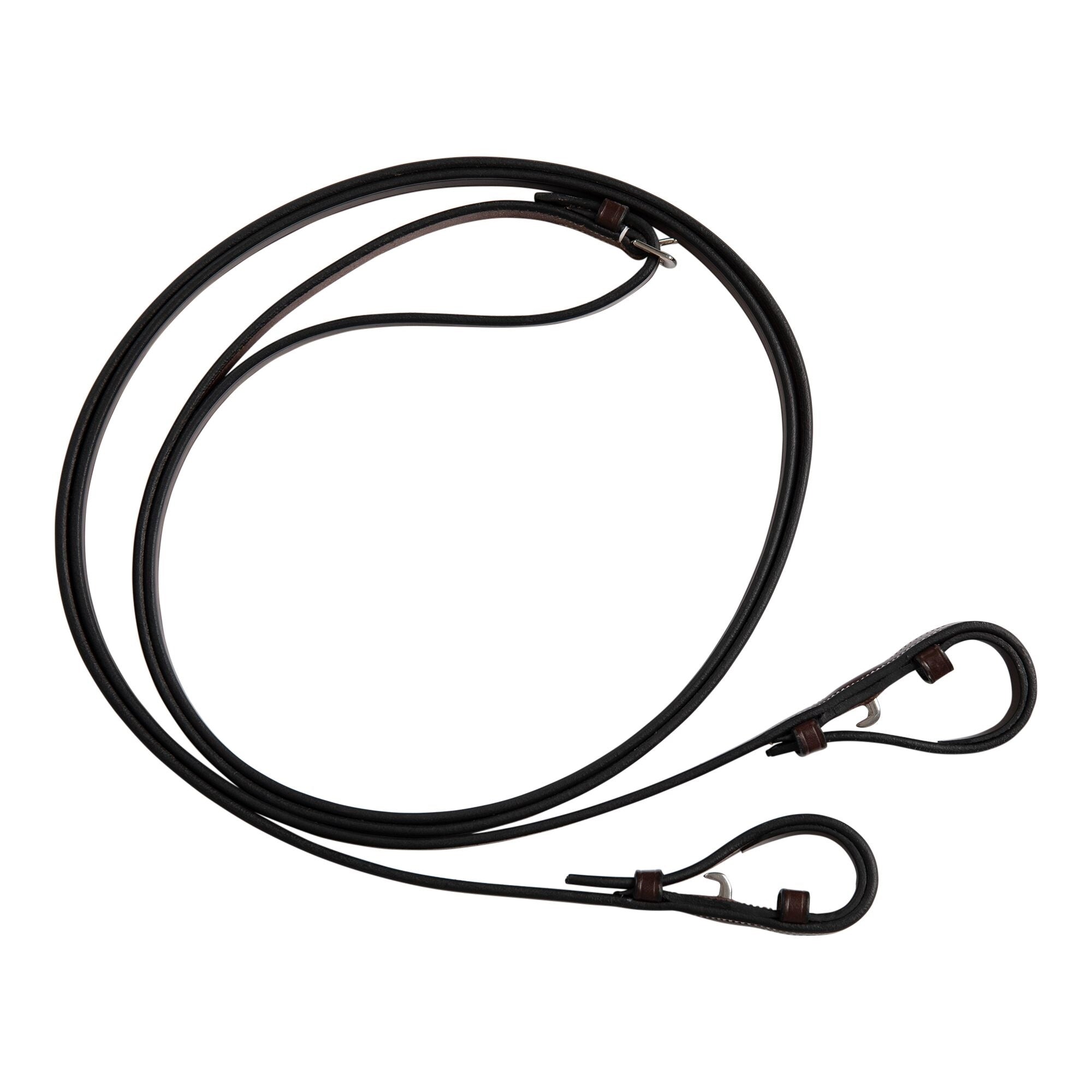 Huntley Fancy StitchRubber Reins 5/8"