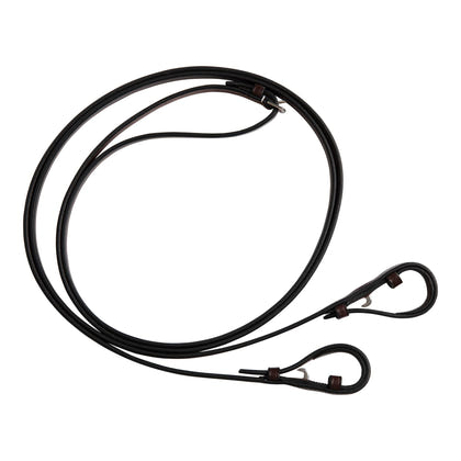 Huntley Fancy StitchRubber Reins 5/8"