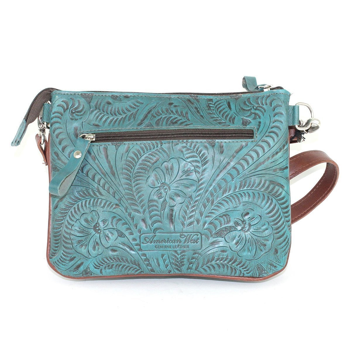 American West Lariats And Lace Multi-Compartment Crossbody Bag