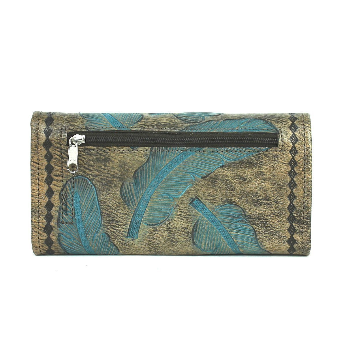 American West Ladies Sacred Bird Tri-Fold Wallet