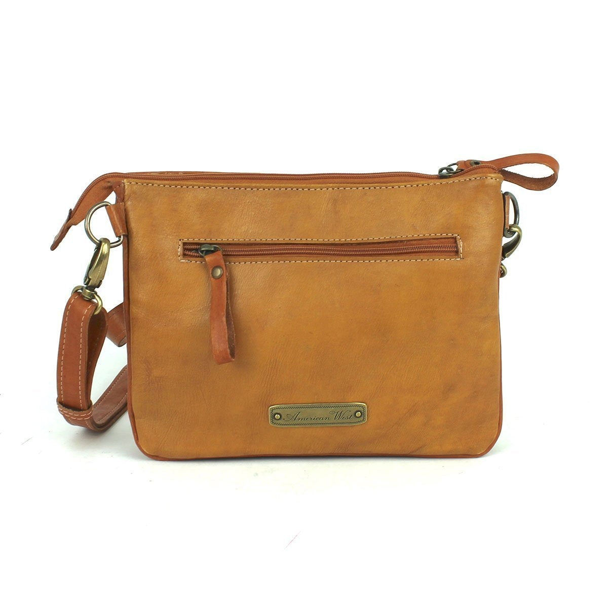 American West Texas Rose Multi-Compartment Crossbody Bag