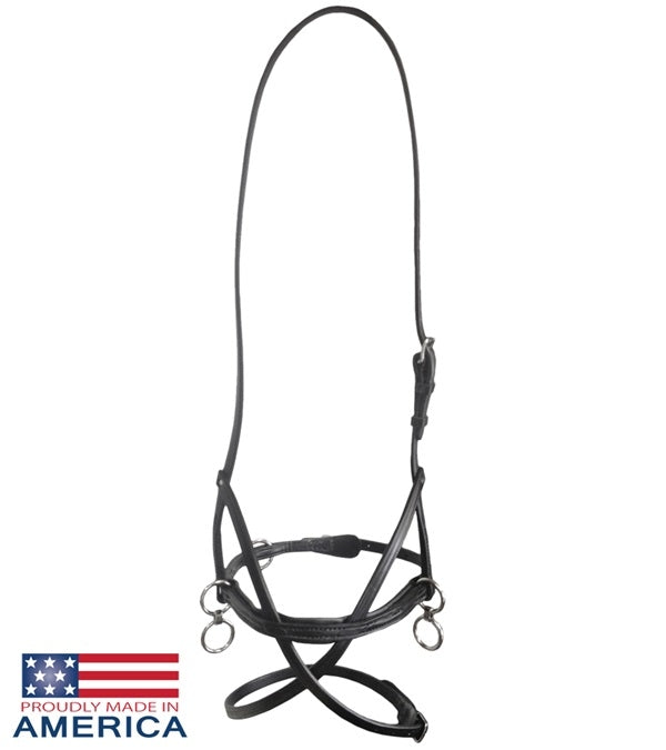 Featherweight Leather Figure 8 Race Halter Combo