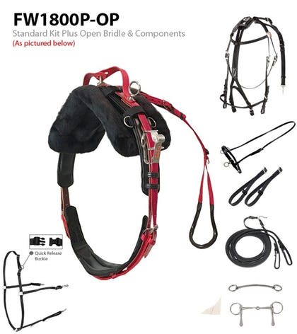 Feather-Weight Pony Synthetic Standard Race Harness