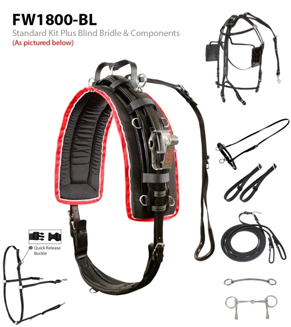 Feather-Weight Synthetic Standard Race Harness