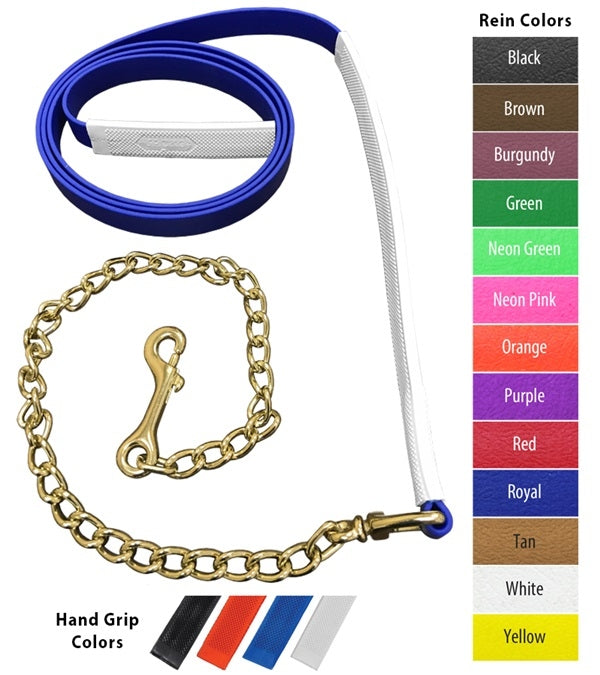 Feather-Weight Beta Hot Walker Lead with 30" Solid Brass Chain