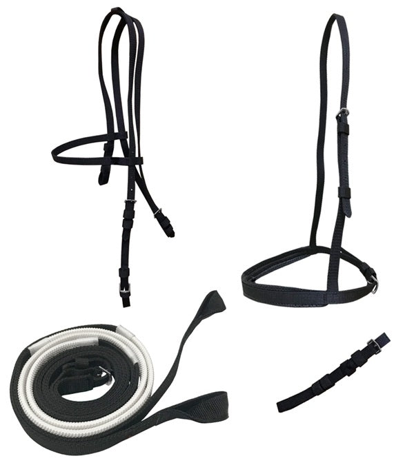 Jacks Ultra Race Bridle Set with Loop Reins