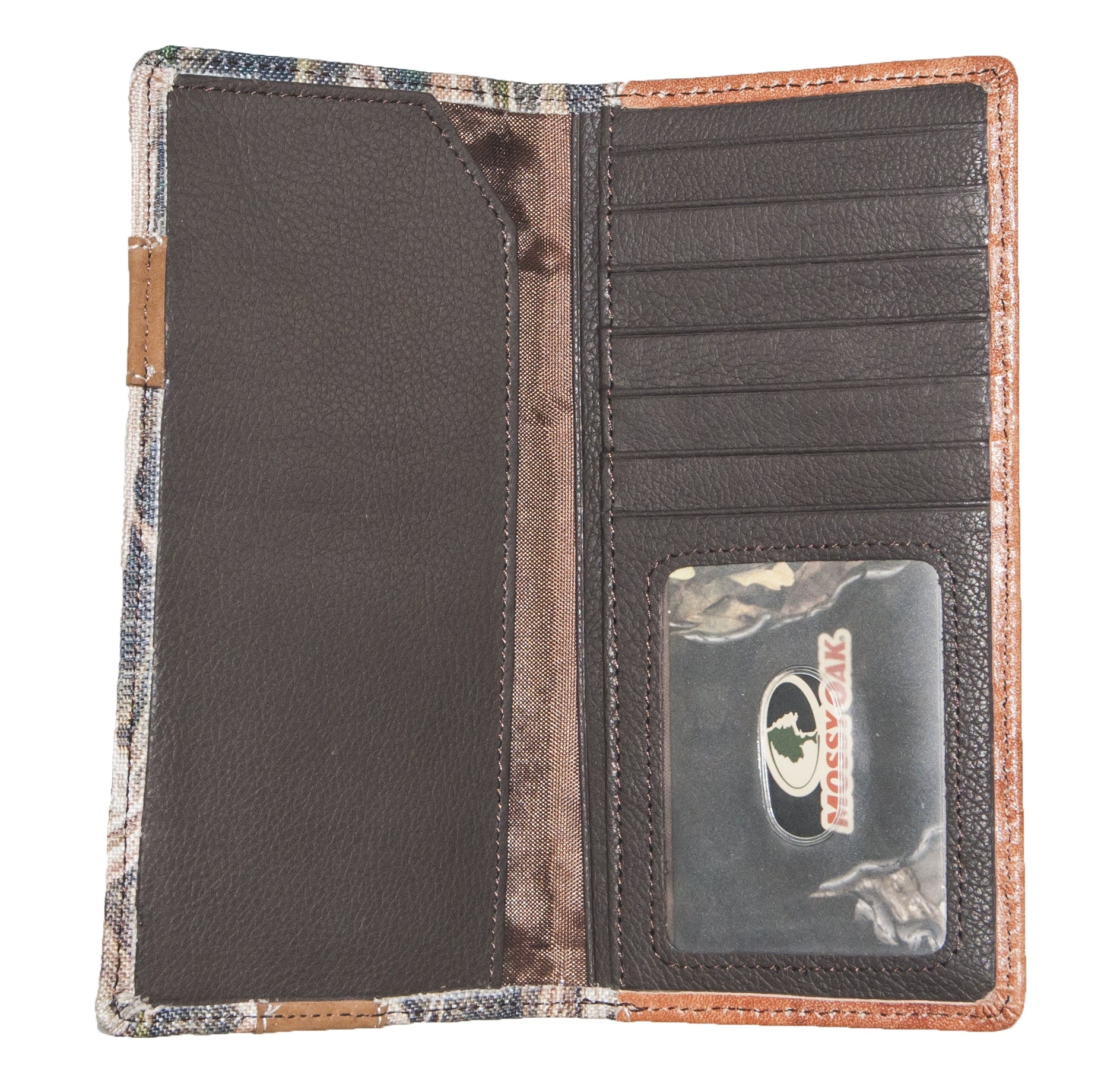 Mossy Oak Studded Cross Rodeo Wallet