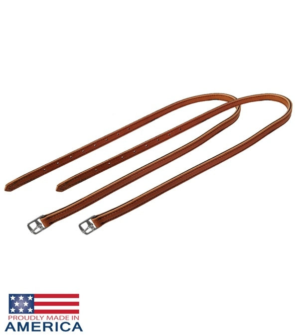 Feather-Weight Leather Race Stirrups 3/4" - Sold in Pairs