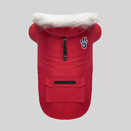 Canada Pooch Winter Wilderness Red Dog Parka