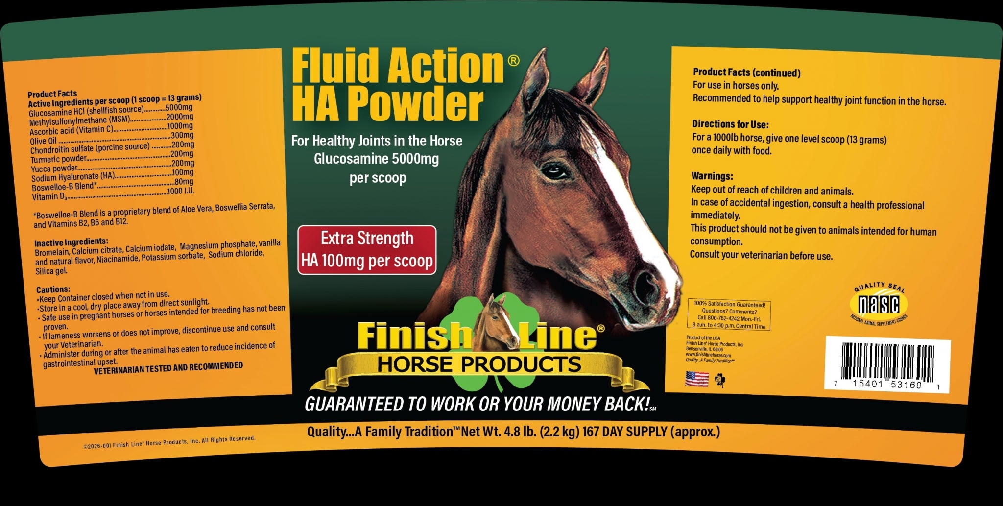 Finish Line Fluid Action HA Powder