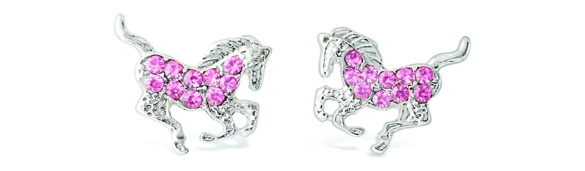 Kelley Kids Galloping Horse Earrings