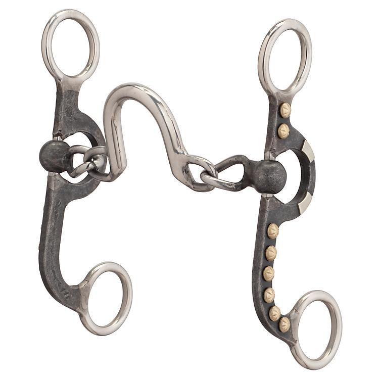 Weaver Leather 4 5/8in Pony Chain Mouth with Port Bit
