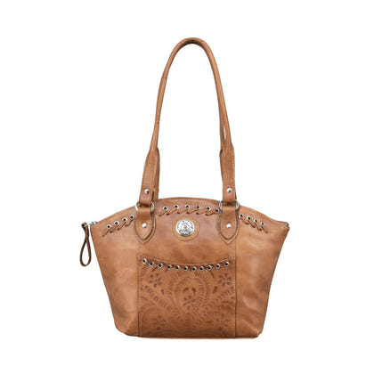 American West Harvest Moon Zip-Top Concealed Carry Bucket Tote