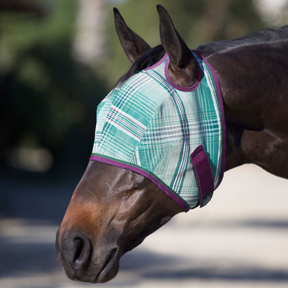 Kensington Fly Mask with 73% UV Protection - Open Top Design