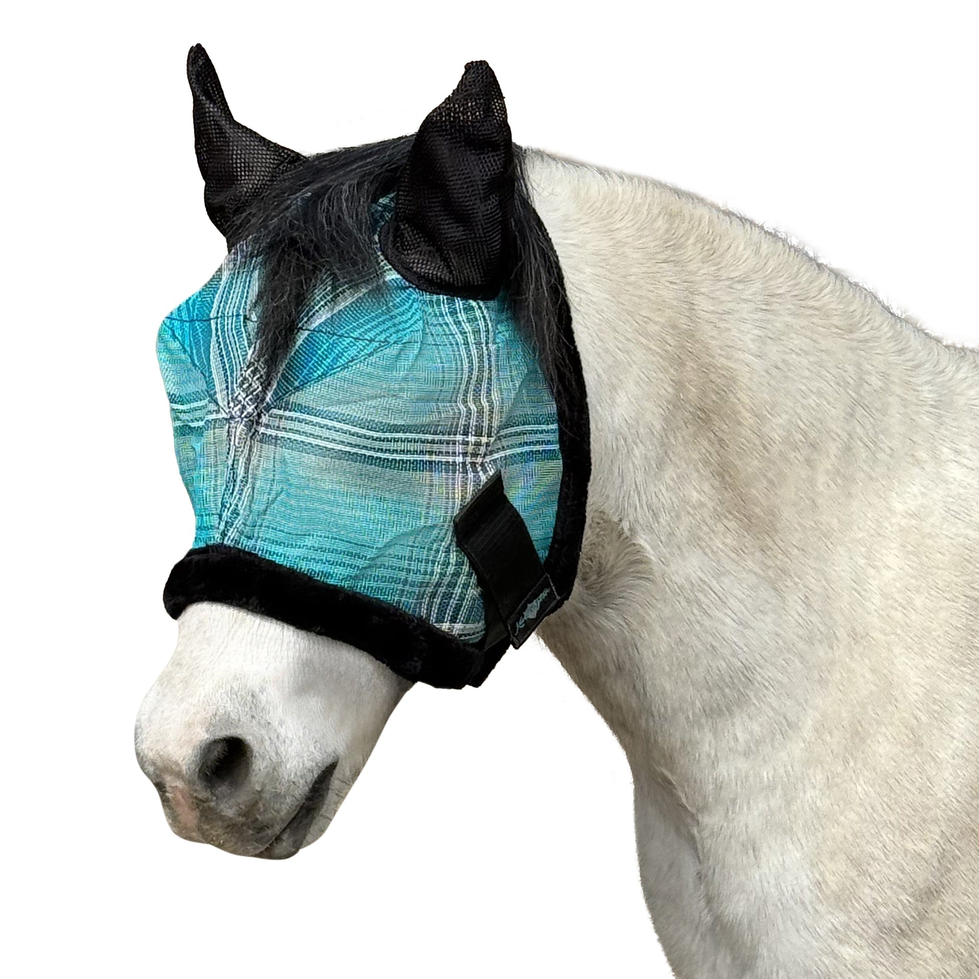 Kensington Miniature Signature Fly Mask with Plush Fl