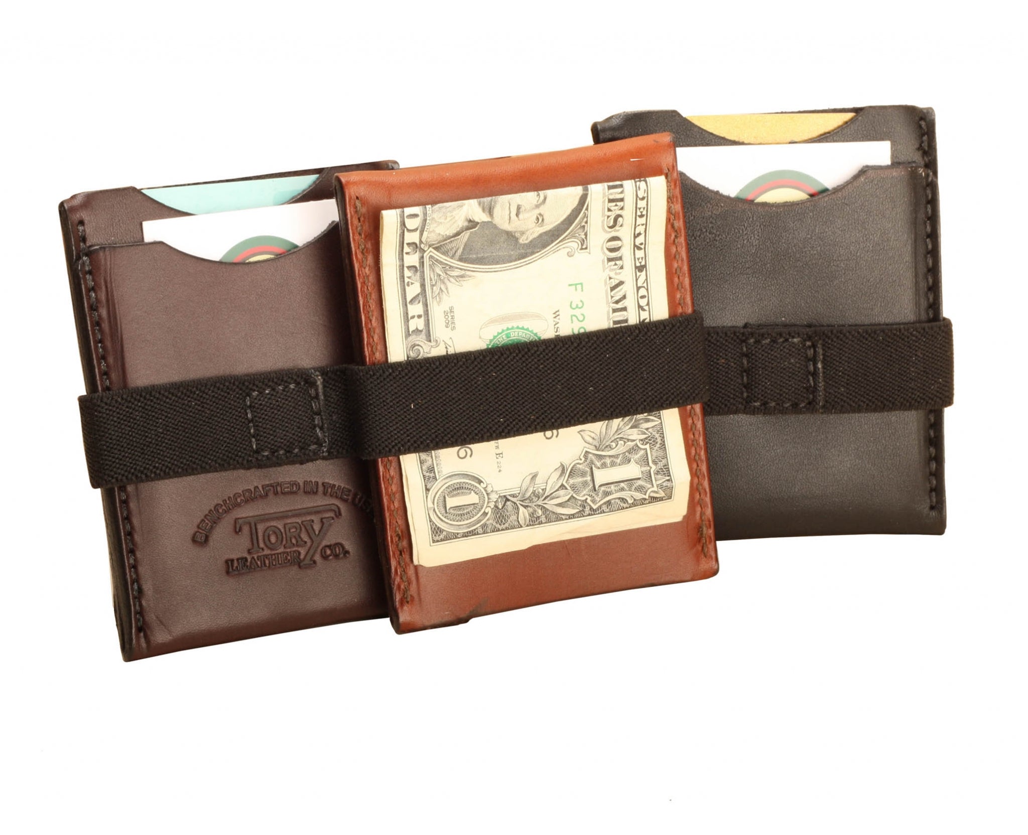 Tory Leather Bender Wallet Money Clip