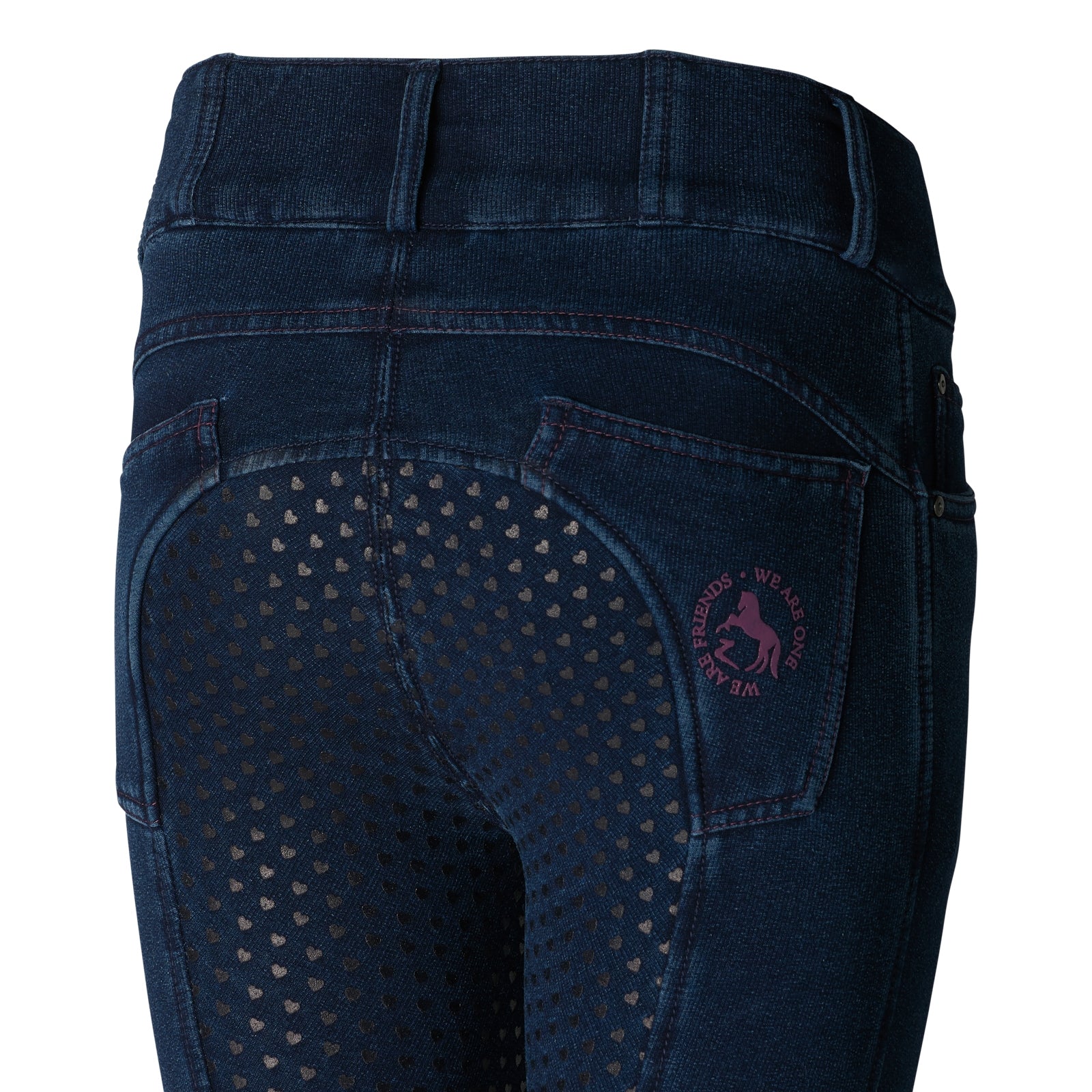 Horze Kids Kacy Denim Winter Full Seat Breeches