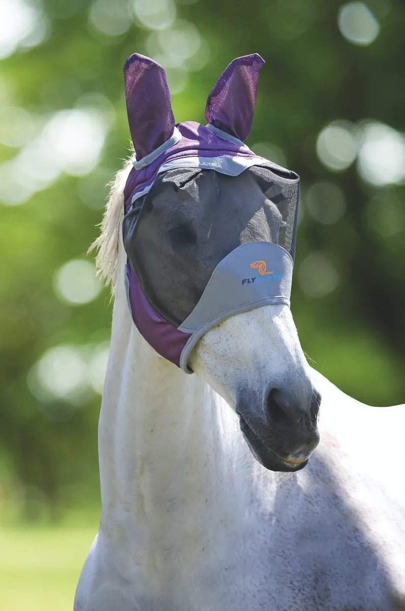 Shires Deluxe Fly Mask With Ears