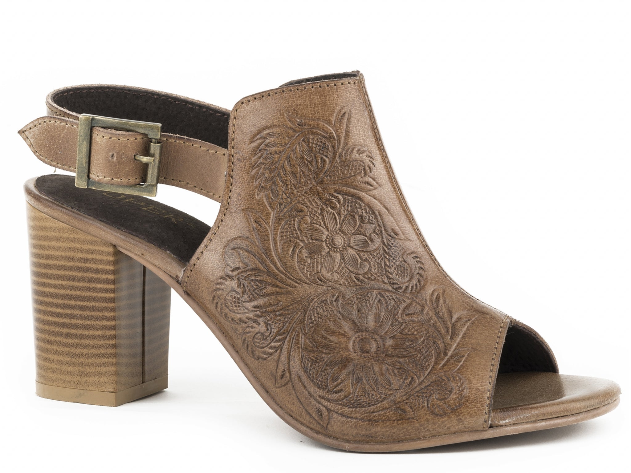 Roper Ladies Mika Open Toe Mules with Back Strap