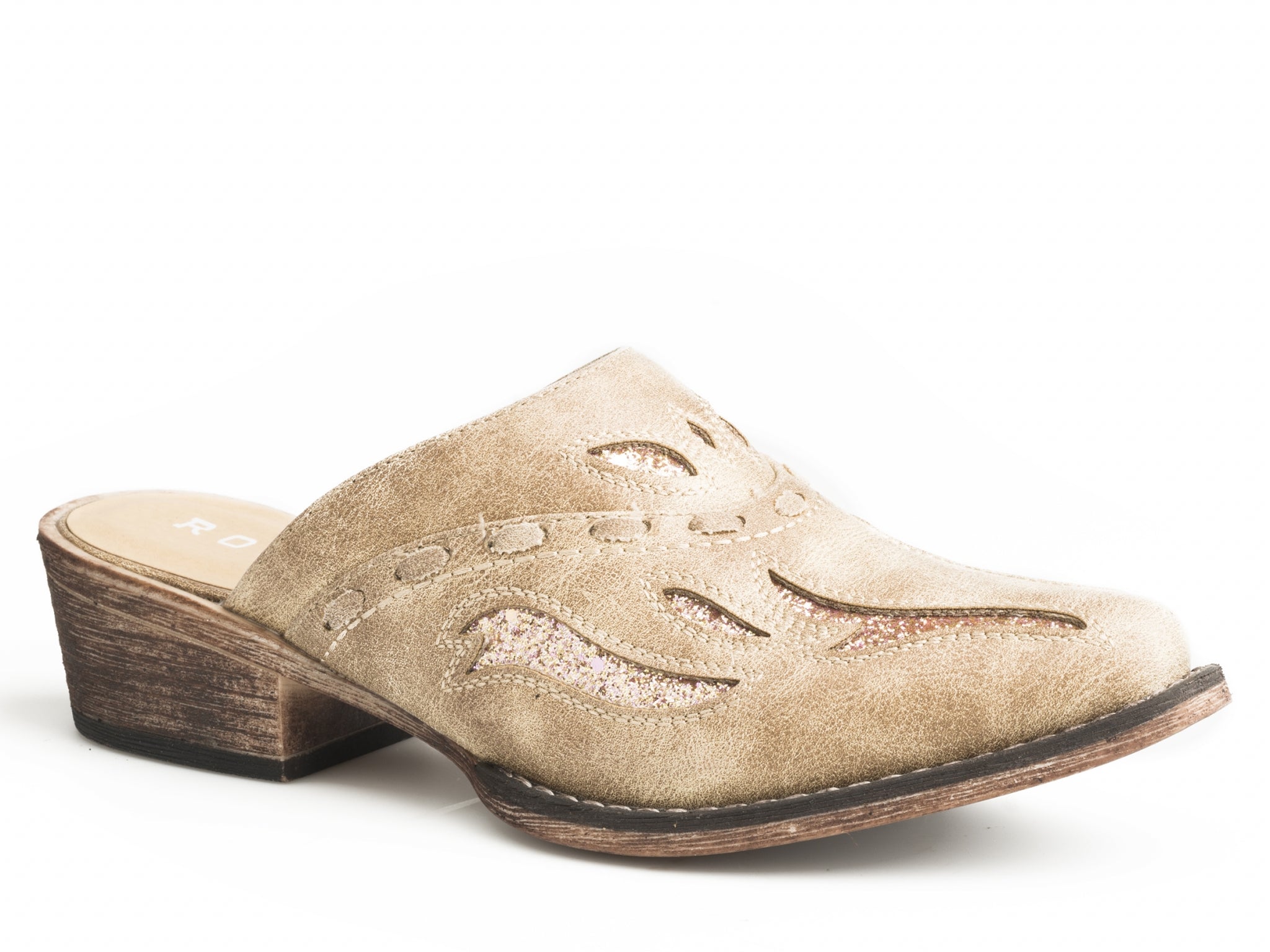 Roper Ladies Beth Snip Toe Open Back Mules