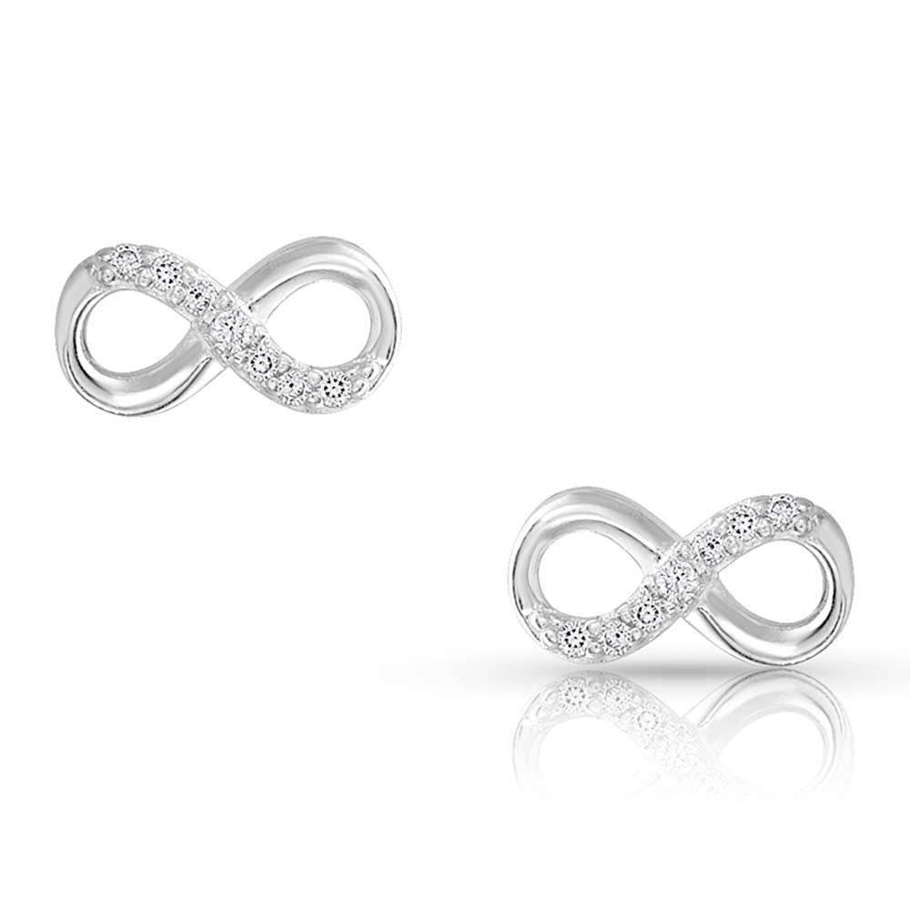 Montana Silversmiths Silver Shine Infinity Earrings