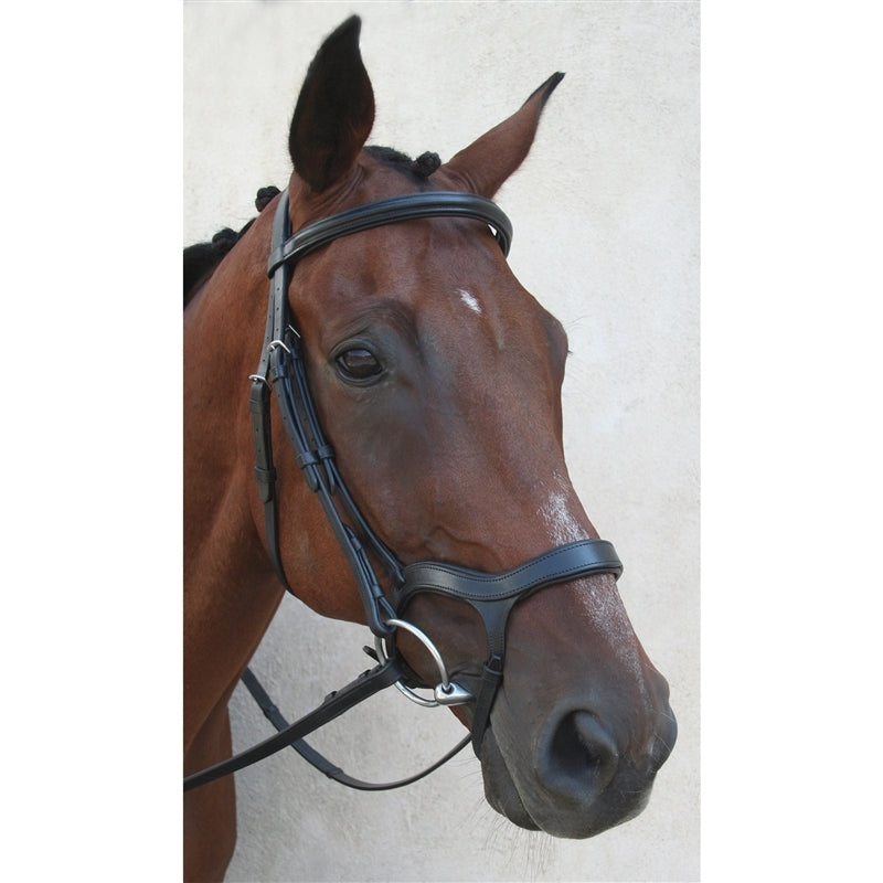 Nunn Finer Innovativo English Bridle with Rubber Reins