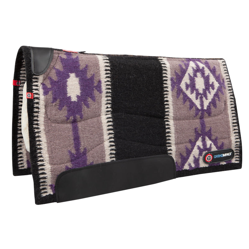 T3 High Profile Woven Pad with WoolBack Liner and T3 Ortho-Impact Protection Inserts