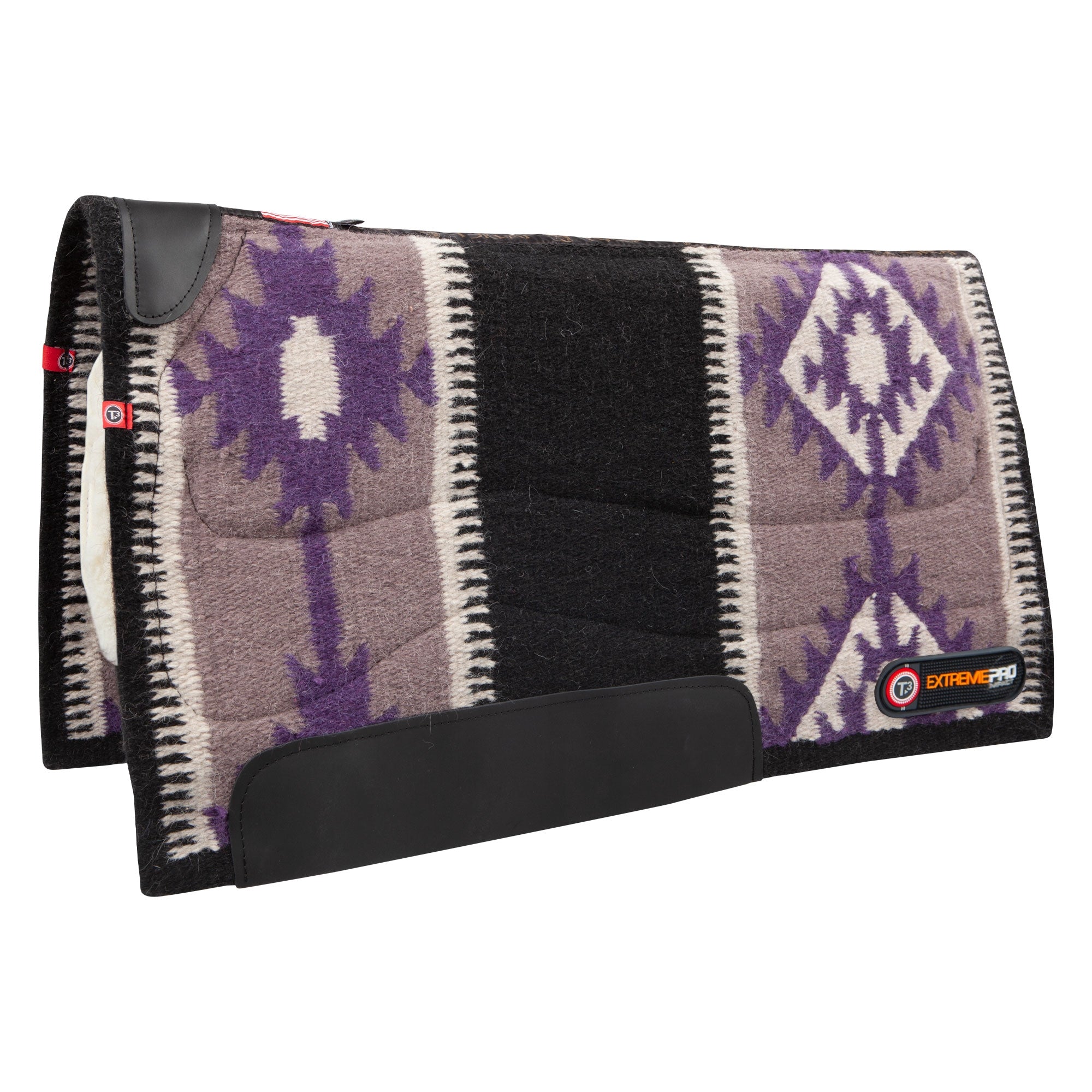 T3 High Profile Woven Pad with WoolBack Liner and T3 Extremen Pro-Impact Protection Inserts