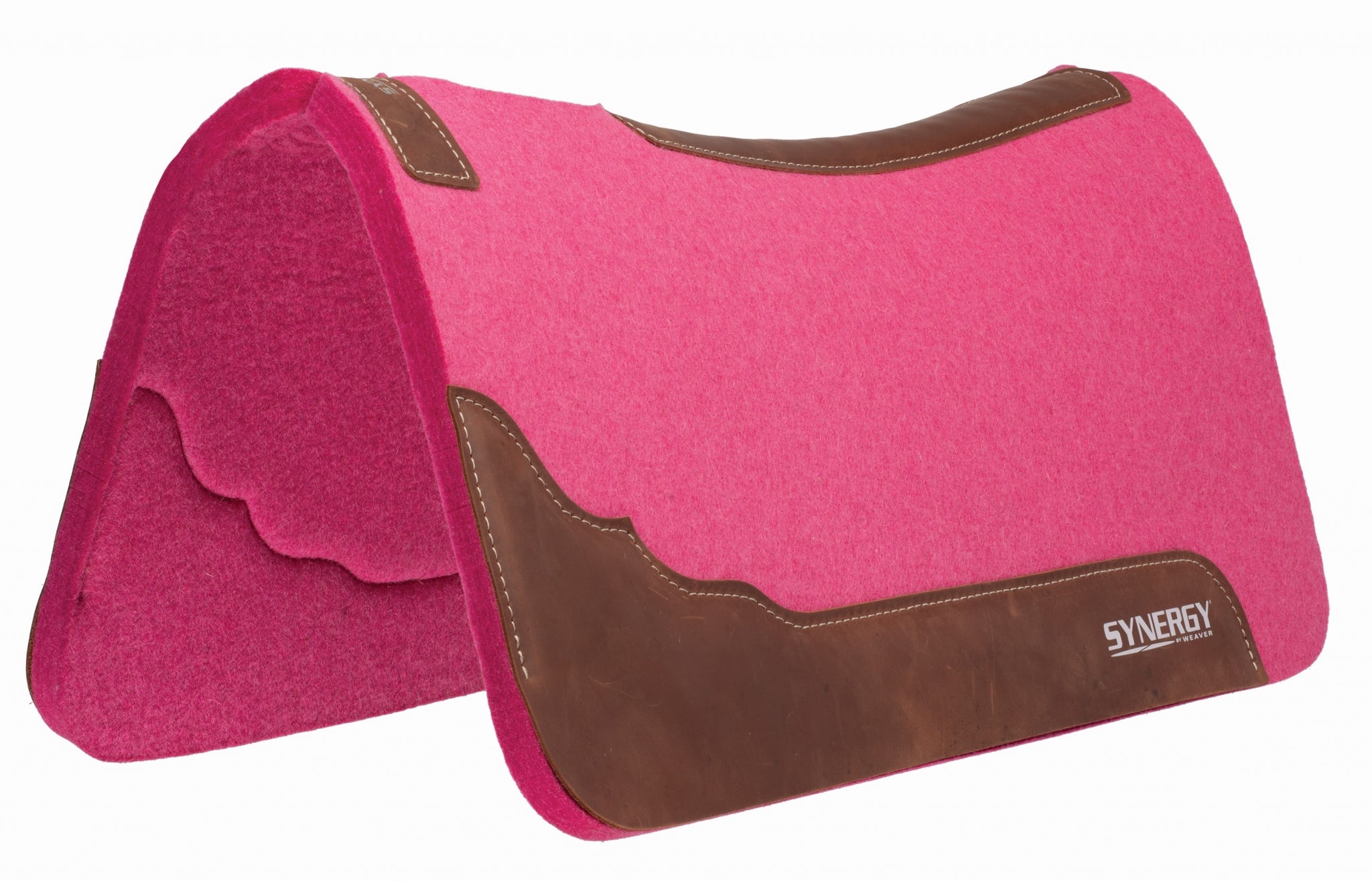 Weaver Synergy Contoured Steam Pressed 100% Merino Wool Felt Performance Saddle Pad