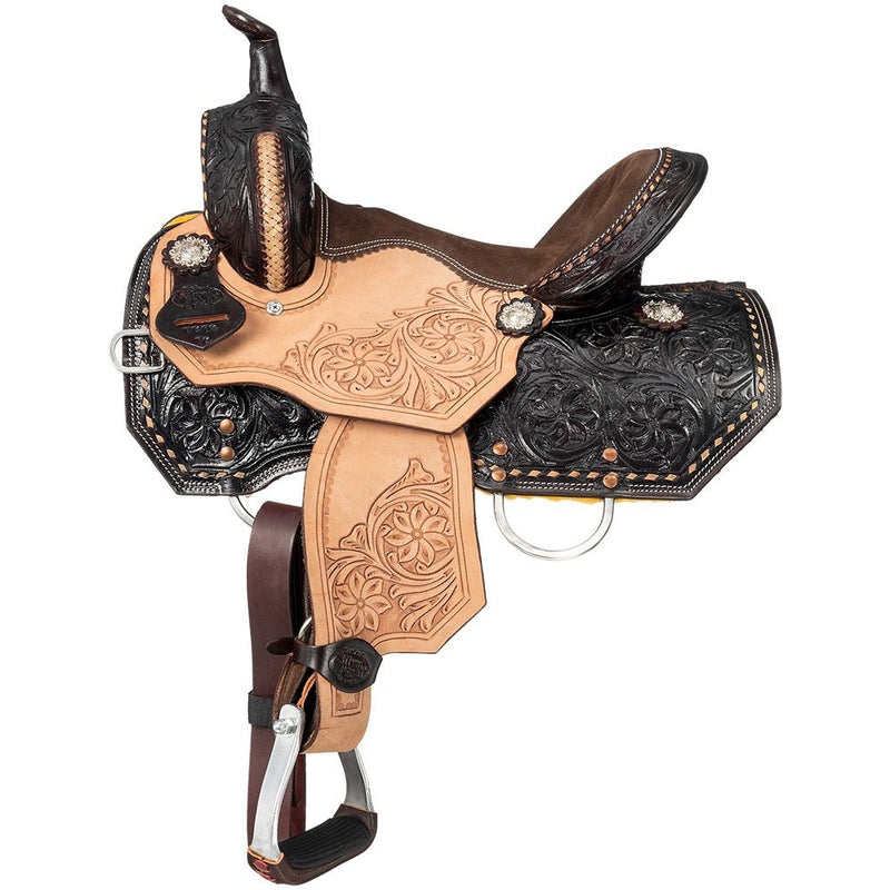 Silver Royal Youth Bisbee Barrel Saddle