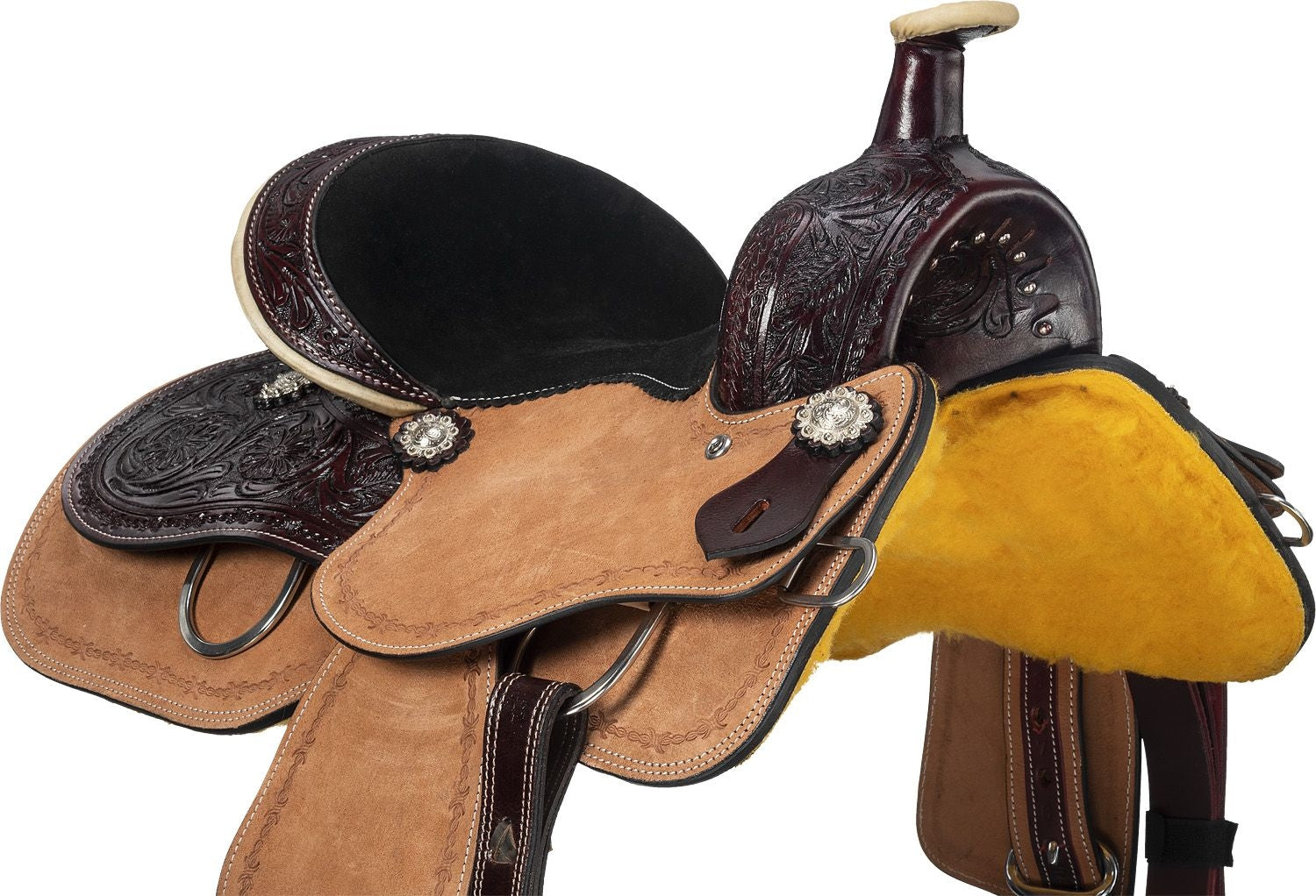 Silver Royal Youth Half Breed Roper Saddle