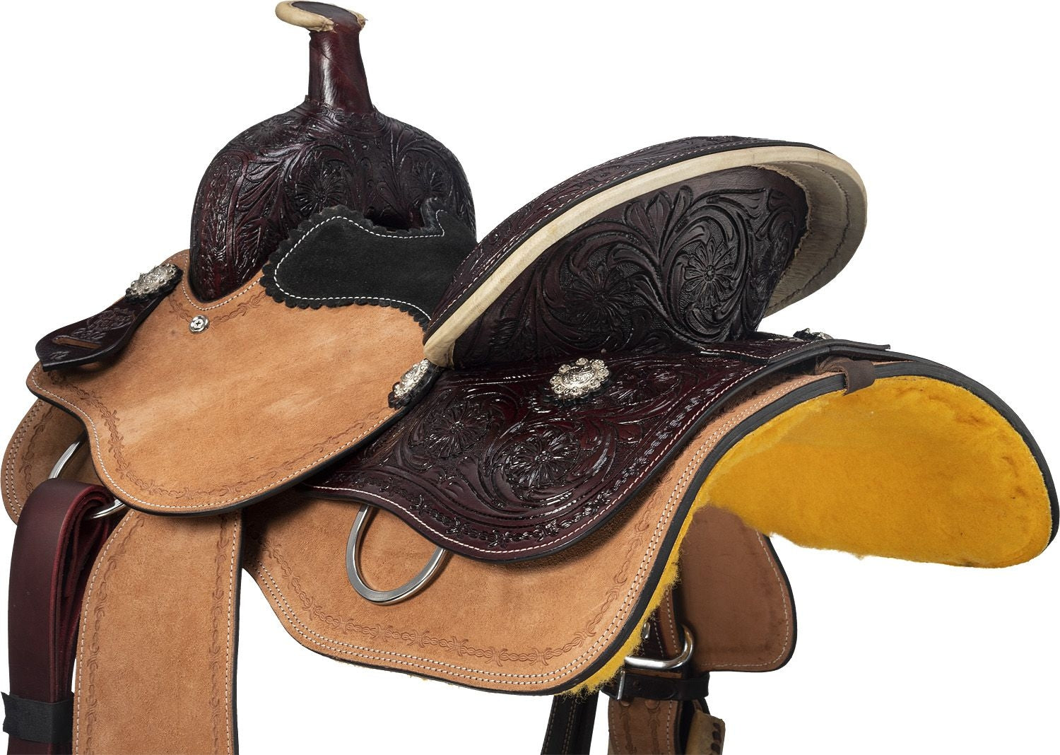 Silver Royal Youth Half Breed Roper Saddle