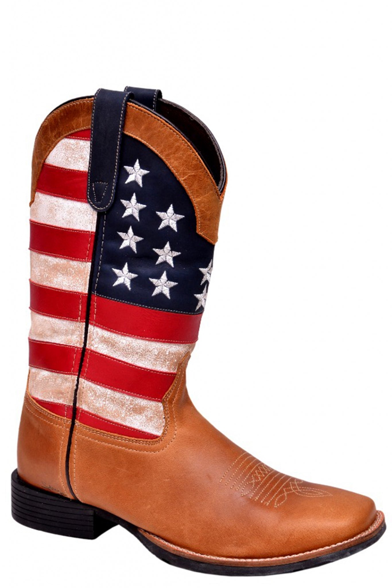 Roper Mens Flag Design Western Boots