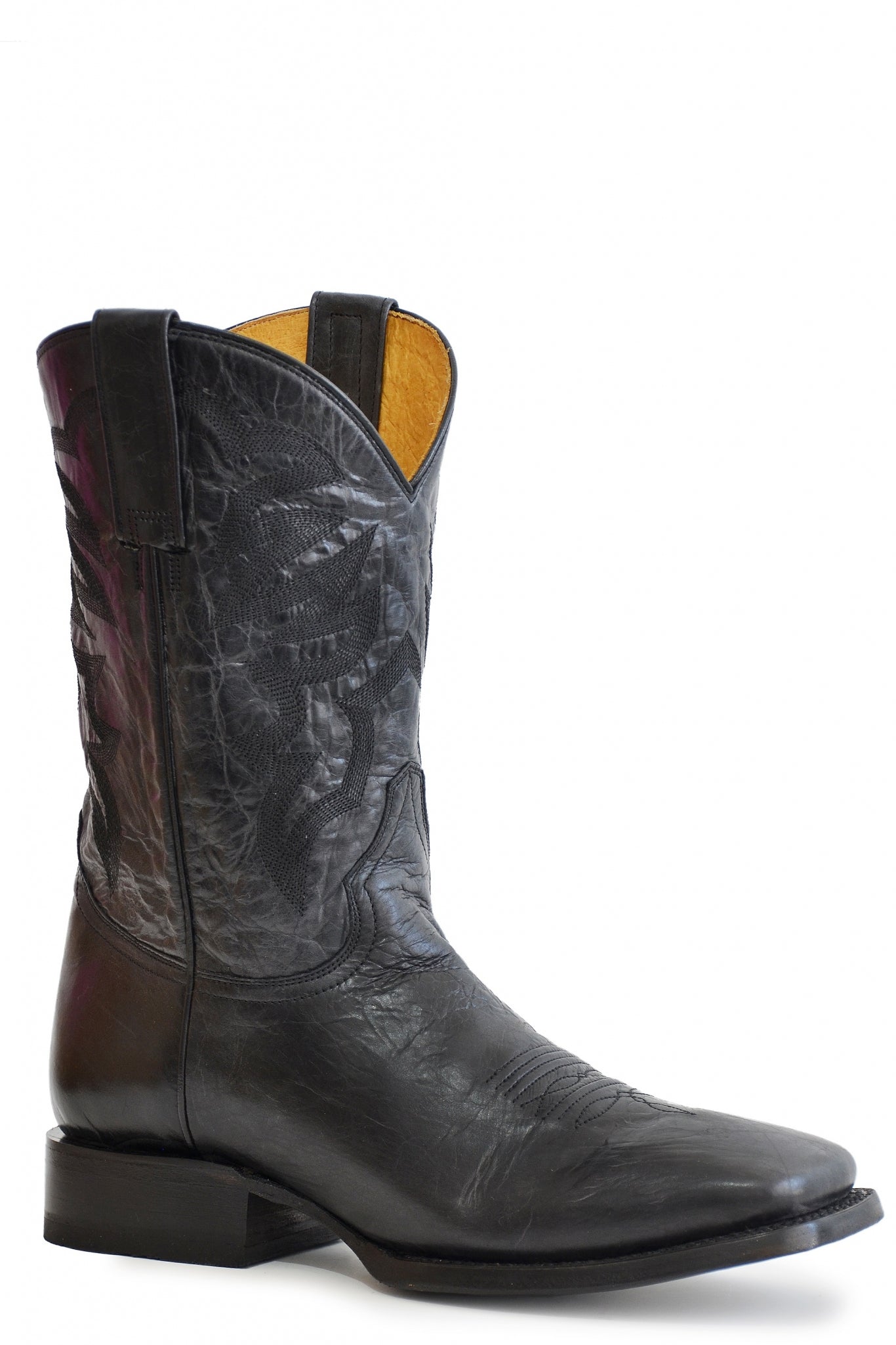 Roper Mens Square Toe Embroidered 11" Shaft Boots