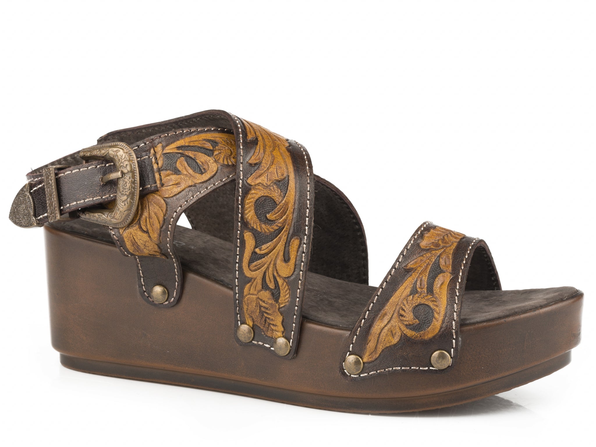 Roper Ladies Cross Band Diva Sandals