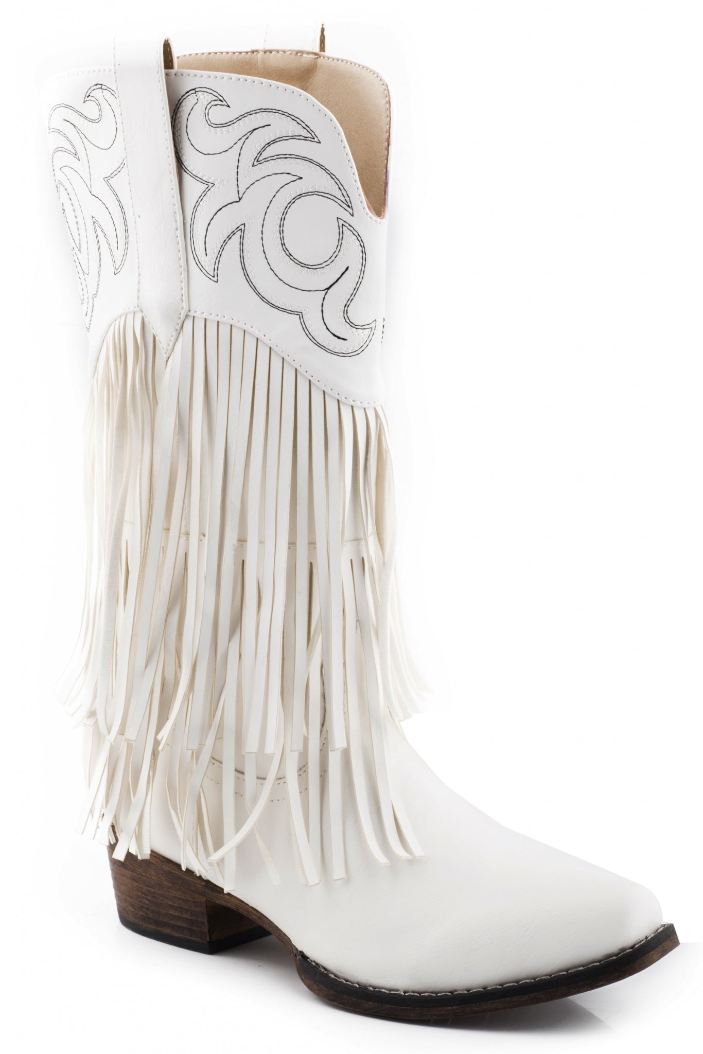 Roper Ladies Rickrack Fringe Boots