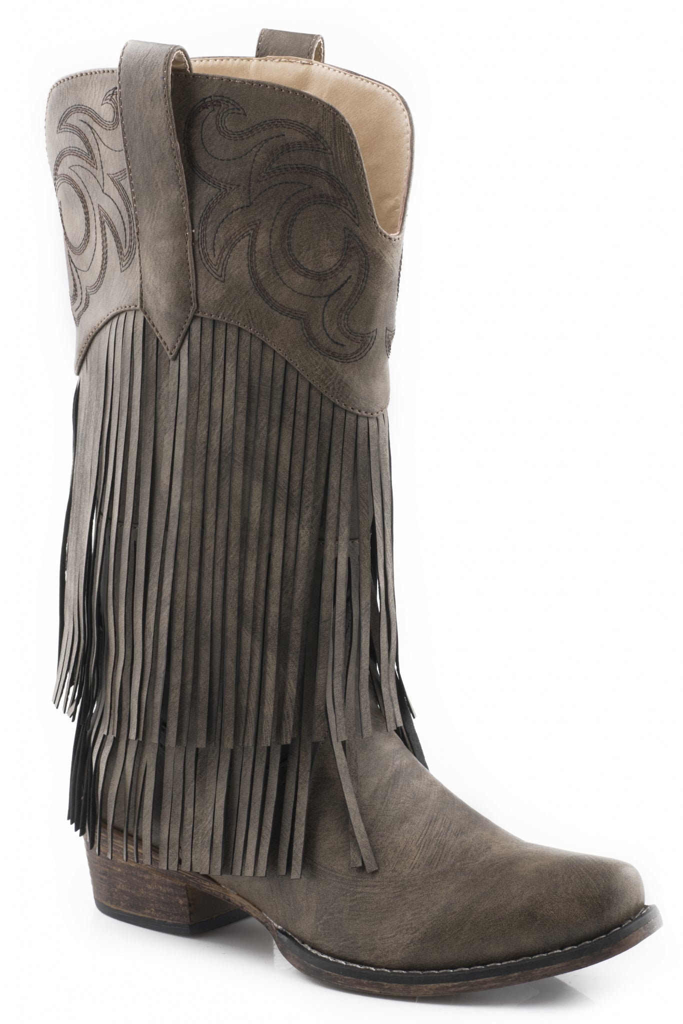 Roper Ladies Rickrack Fringe Boots