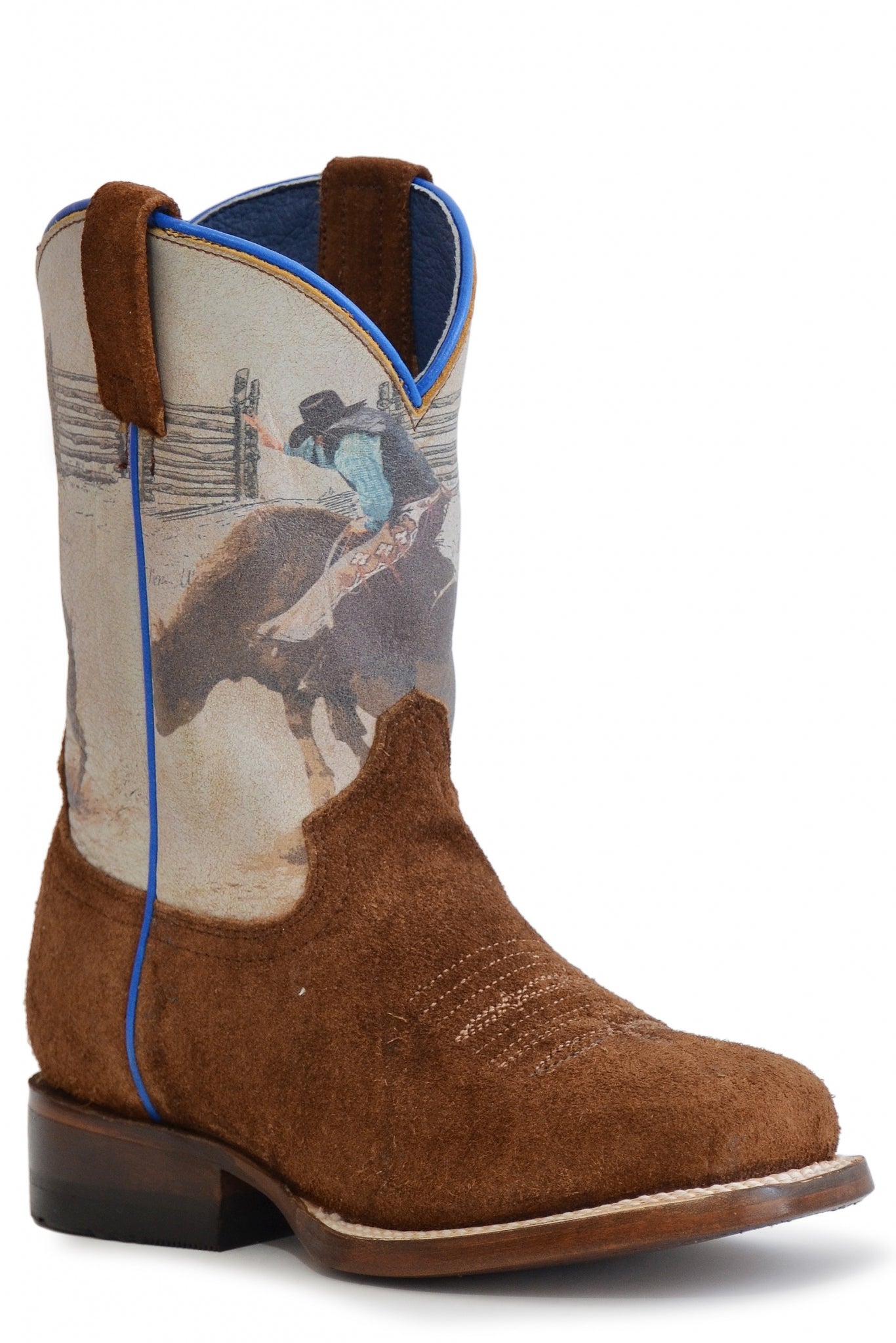 Roper Kids 8 Seconds Leather Outsole Boots