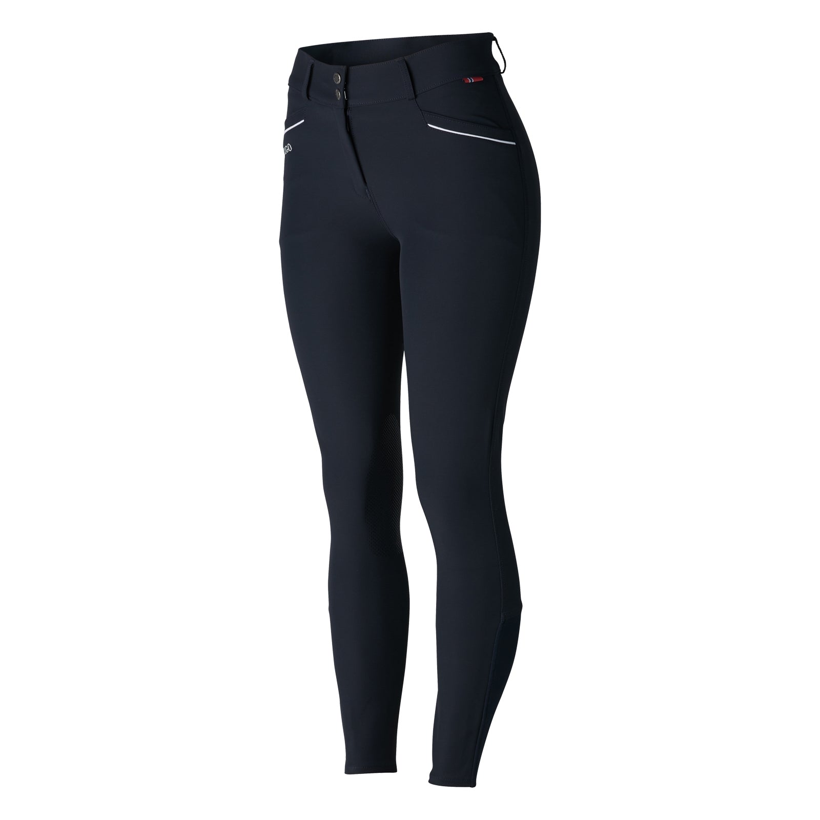 B Vertigo Ladies Patricia High Waist Silicone Knee Patch Breeches